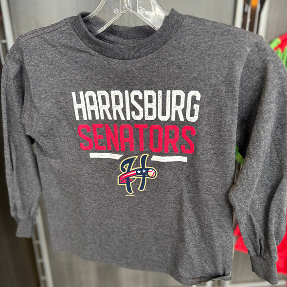 Harrisburg Senators Gray Toddler Long Sleeve