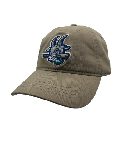 Hartford Yard Goats OC Sports Primary Logo Adjustable Cap in Khaki