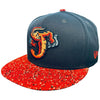 Jacksonville Jumbo Shrimp New Era Team Splotch 59Fifty