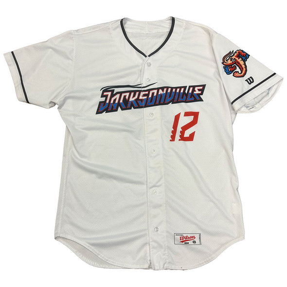 Jacksonville Jumbo Shrimp 2024 Game Worn Home Jerseys