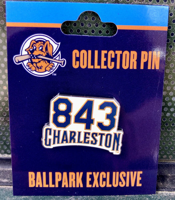 Charleston RiverDogs 843 Pin