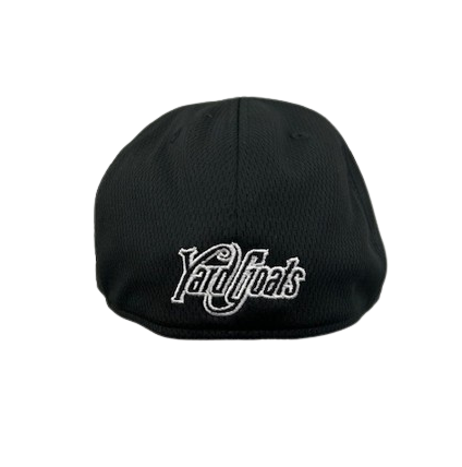 Hartford Yard Goats New Era Striped Flex Fit - Black