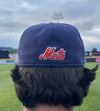 BRP B-Mets 59FIFTY Navy Blue On-Field Replica w/Green Under visor New Era Hat