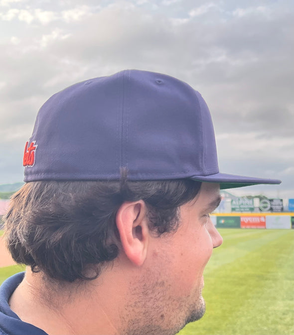 BRP B-Mets 59FIFTY Navy Blue On-Field Replica w/Green Under visor New Era Hat