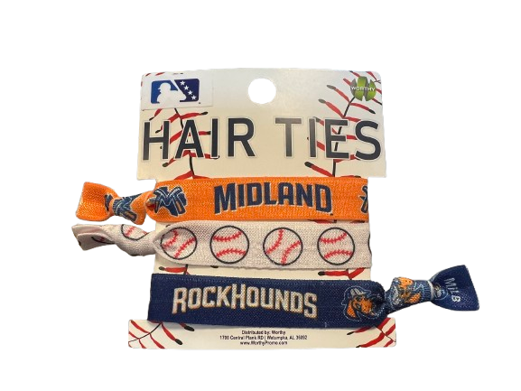 Midland RockHounds 3-Pack Hair Ties