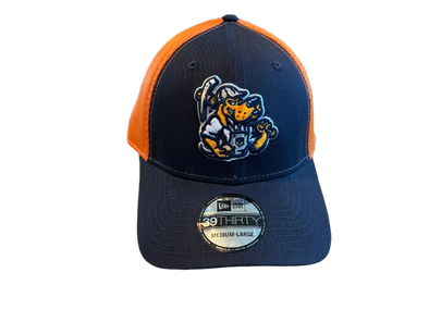 Midland RockHounds 39Thirty Navy and Orange Fitted Hat
