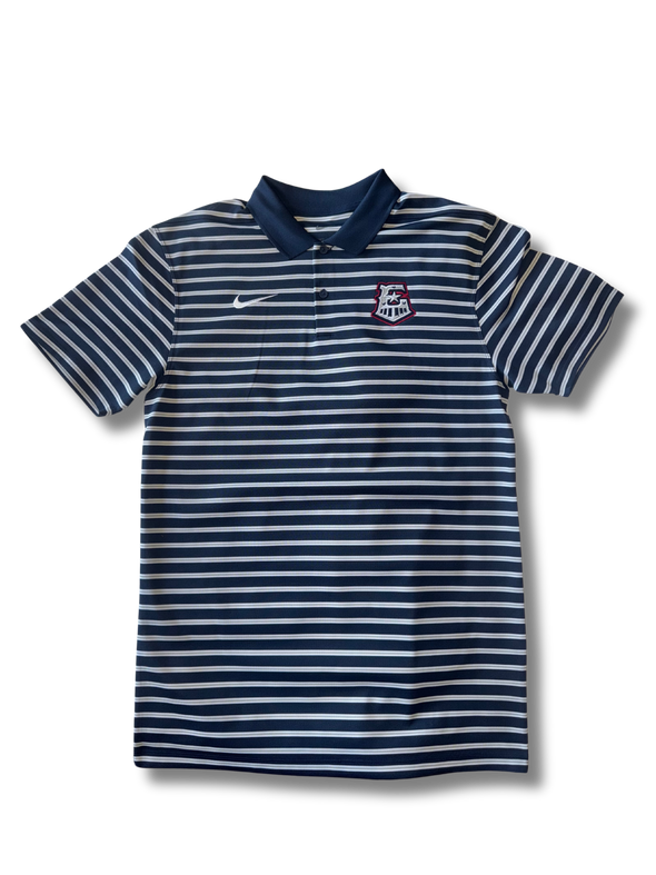 Round Rock Express Nike Navy Victory Stripe Polo