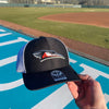 Delmarva Shorebirds '47 Black and White Trucker