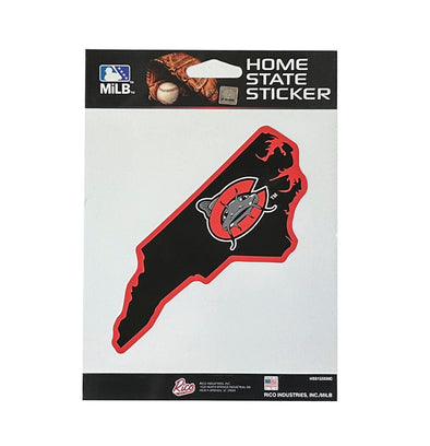 Carolina Mudcats Home State Sticker