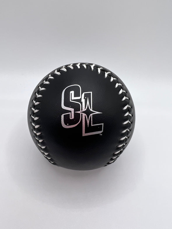 Sugar Land Space Cowboys Rawlings Ball Silver Slice