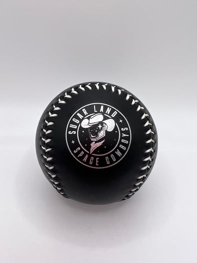 Sugar Land Space Cowboys Rawlings Ball Silver Slice