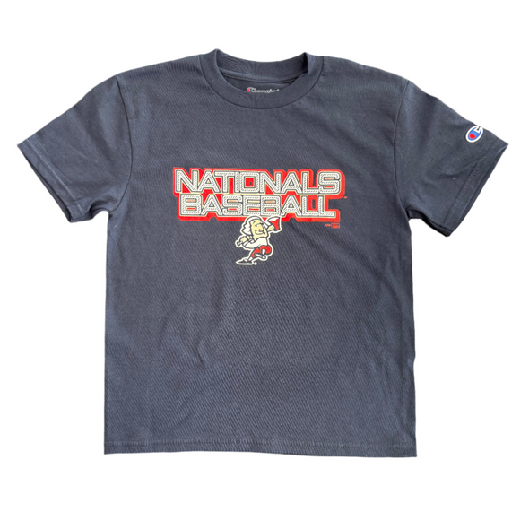 FredNats Youth Champion Navy Lines Tee