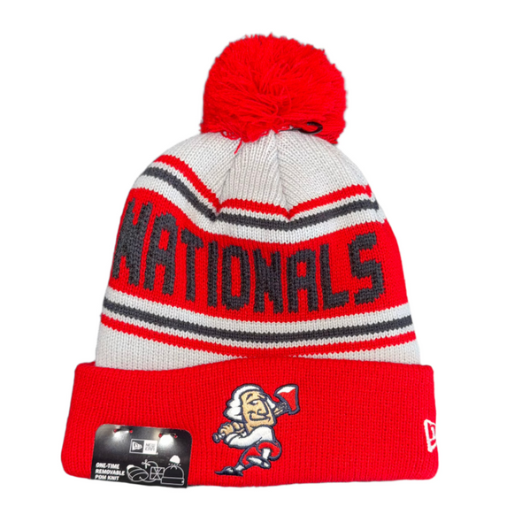 FredNats NE Nationals Pom Pom Beanie