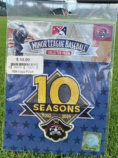 Bradenton Marauders 10th Season Collector Patch