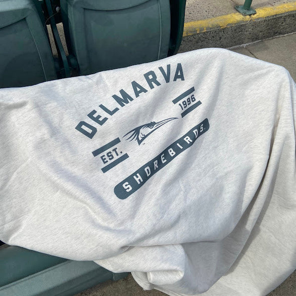 Delmarva Shorebirds Logo Brands Sweatshirt Blanket