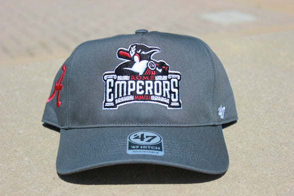 Rome Emperors '47 Sure Shot NCAA Charcoal Gray Snapback
