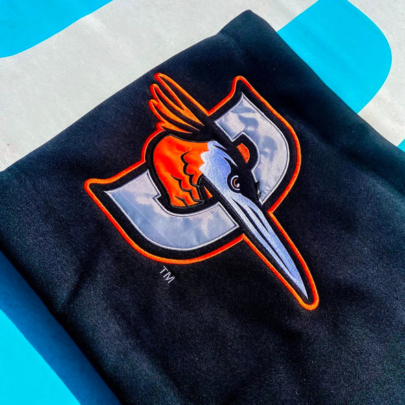 Delmarva Shorebirds Logo Brands Road Logo Sweatshirt Blanket