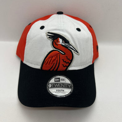 Delmarva Shorebirds New Era 9TWENTY Youth Orange Friday Alternate Adjustable Cap