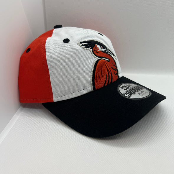 Delmarva Shorebirds New Era 9TWENTY Youth Orange Friday Alternate Adjustable Cap