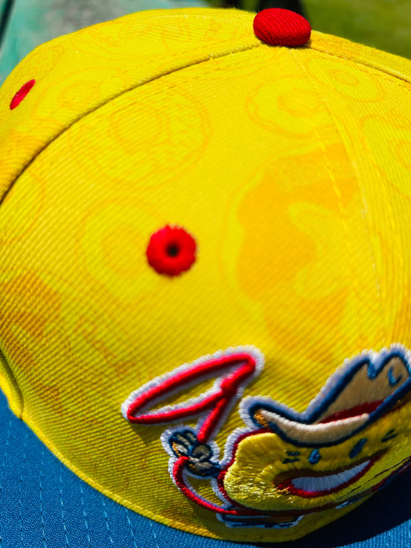 Round Rock Express New Era Donuts Custom Famous Yellow Batter Donuts 5950