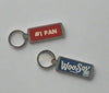 WooSox Red/Navy Name Keychains