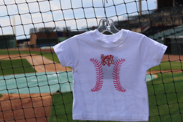 Toasty White & Pink Toddler Tee