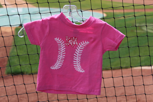 Toasty Pink & White Toddler Tee