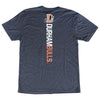 Durham Bulls 108 Navy D Logo Razorback T-Shirt