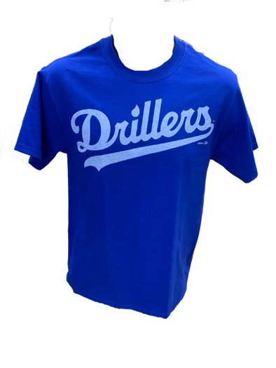 Tulsa Drillers Drillers Youth Script T-Shirt