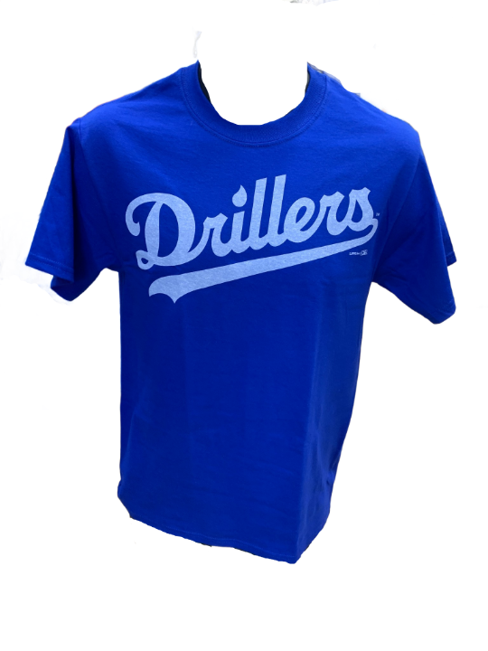 Tulsa Drillers Basic Script T Shirt