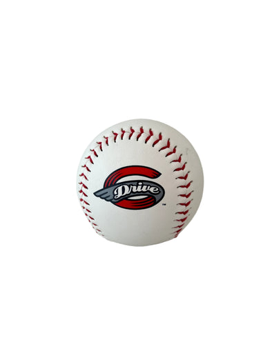 Greenville Drive White Primary Logo Baseball