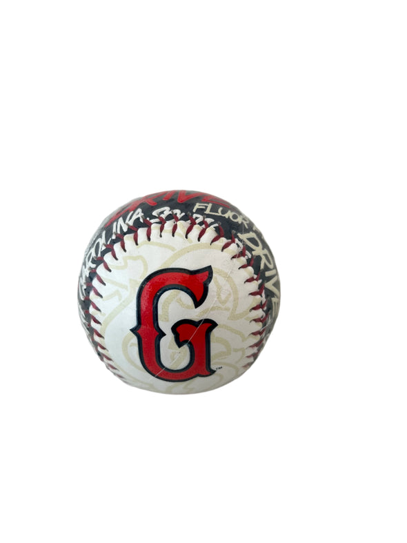 Greenville Drive Rawlings Word Ball Baseball