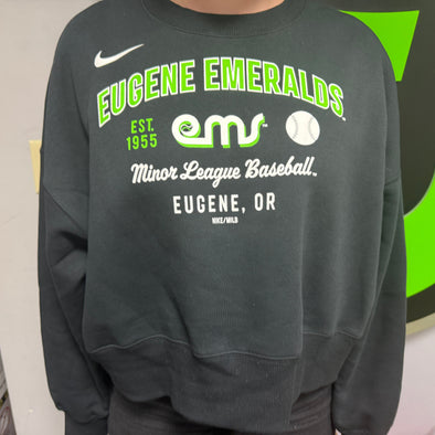 Eugene Emeralds Nike Women's Phoenix Fleece Crew Neck Sweatshirt