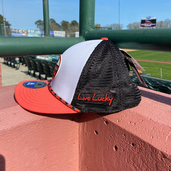 Delmarva Shorebirds Black Clover Club Colors Snapback