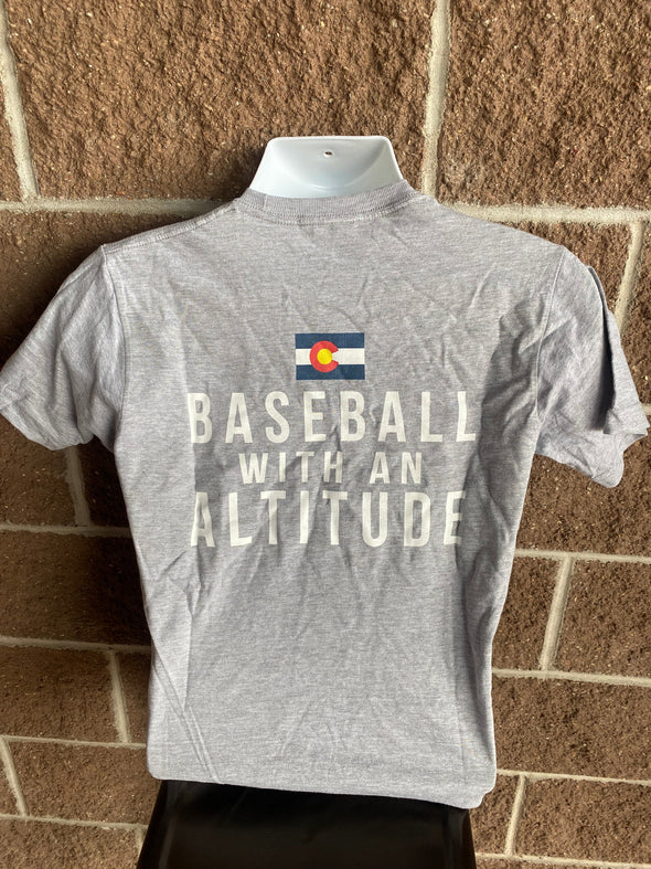 Altitude Tee - Gray & White