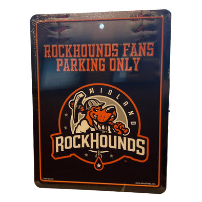 Midland RockHounds Fan Parking Sign