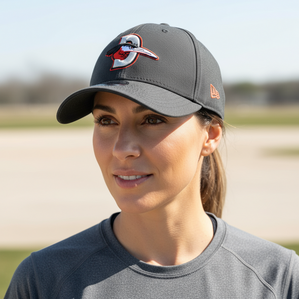 Delmarva Shorebirds New Era 39THIRTY Stretch Road Logo Cap