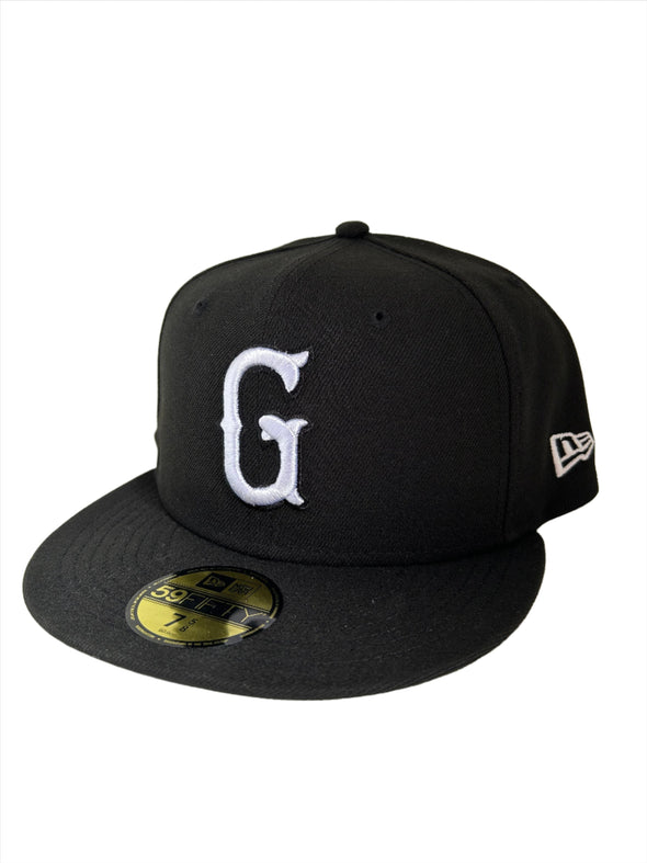 Greenville Drive New Era Black 59FIFTY Hat with White G Logo