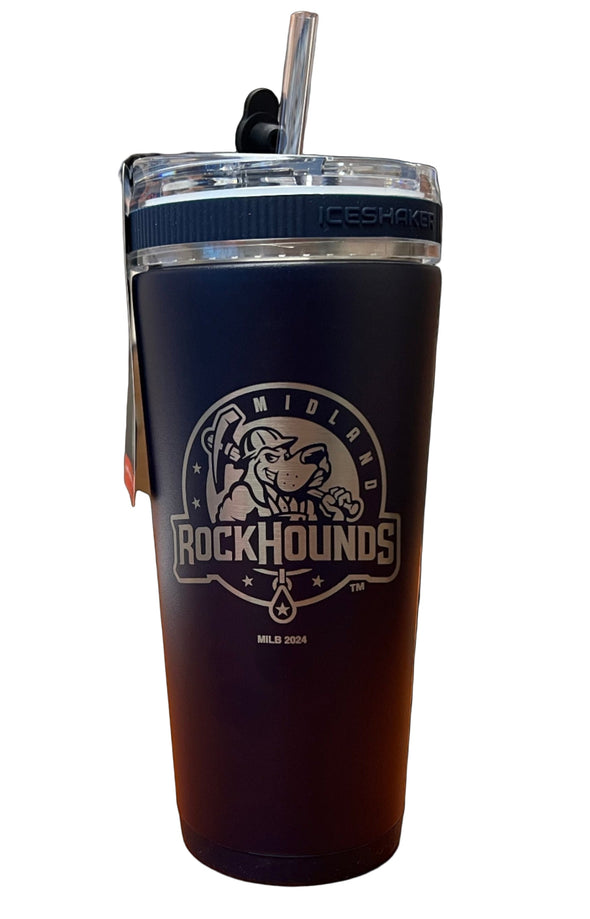 Midland RockHounds WinCraft 26oz Stainless Steel Flex Ice Shaker