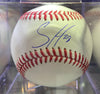 Round Round Express MLB Authenticated Sam Huff Signed Ball