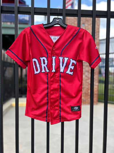 Greenville Drive OT Sports Youth Sublimated Away Replica Jersey