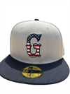 Greenville Drive New Era 2024 July 4th On Field Hat