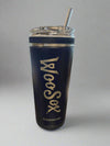 Worcester Red Sox Solid Navy Engraved 26 Oz Flex Bottle