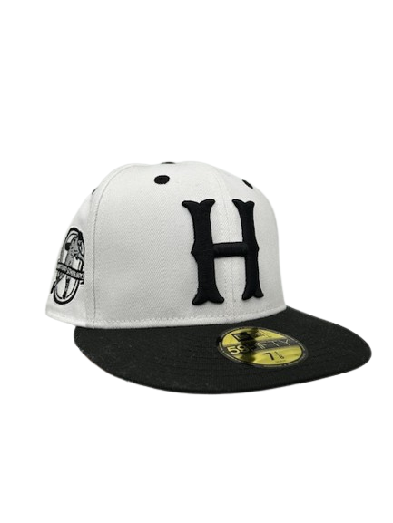 Hartford Yard Goats New Era B&W SchoolBoys Fitted Cap