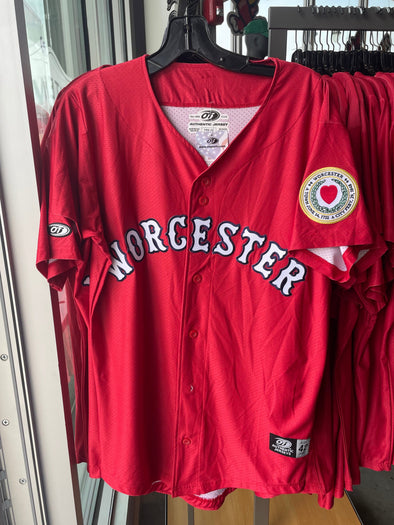 Worcester Red Sox Red Worcester Premium Jersey