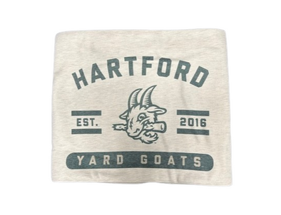 Hartford Yard Goats Logo Brands Sweatshirt Blanket - Green