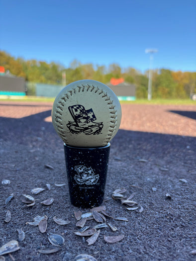 Chesapeake Baysox Rawlings Primary Logo Distressed Baseball