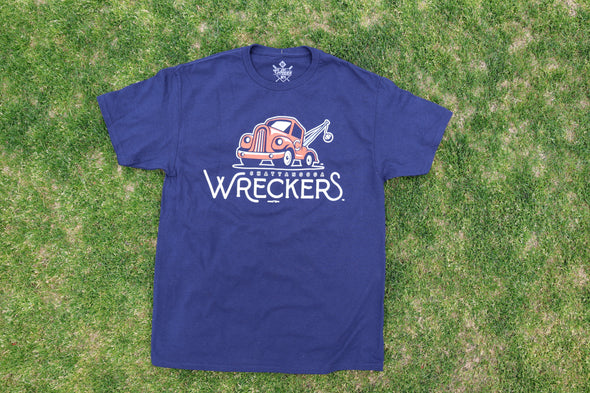 Chattanooga Lookouts Primary Logo Wreckers Tee