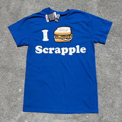 Delmarva Shorebirds Bimm Ridder Mens Heart Scrapple T-Shirt