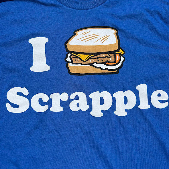 Delmarva Shorebirds Bimm Ridder Mens Heart Scrapple T-Shirt